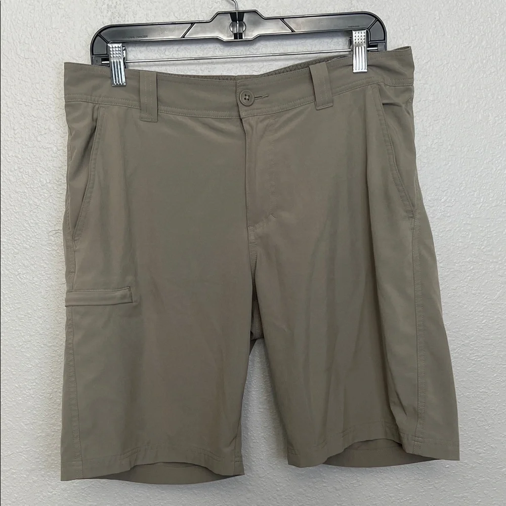 Columbia Omnishield Flat Front Khaki Short Size 34